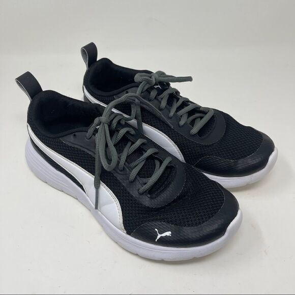 Puma Flex Renew Shoes Running Black Training Sneakers Casual Women's Sz 6 - Picture 2 of 9